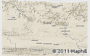 Shaded Relief Panoramic Map of SOMERSET EAST