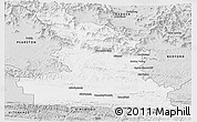 Silver Style Panoramic Map of SOMERSET EAST