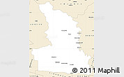 Classic Style Simple Map of SOMERSET EAST
