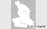 Gray Simple Map of SOMERSET EAST
