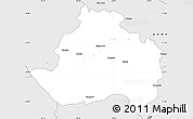 Silver Style Simple Map of TSOLO