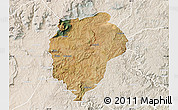 Satellite Map of UMTATA, lighten
