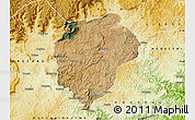 Satellite Map of UMTATA, physical outside