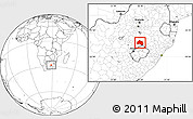 Blank Location Map of BETHLEHEM