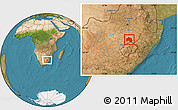 Satellite Location Map of BETHLEHEM