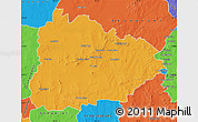 Political Map of BLOEMFONTEIN