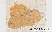 Satellite Map of BLOEMFONTEIN, lighten