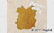 Physical 3D Map of HEILBRON, lighten