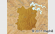 Physical 3D Map of HEILBRON, satellite outside