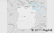 Silver Style 3D Map of HEILBRON