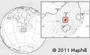 Blank Location Map of HEILBRON
