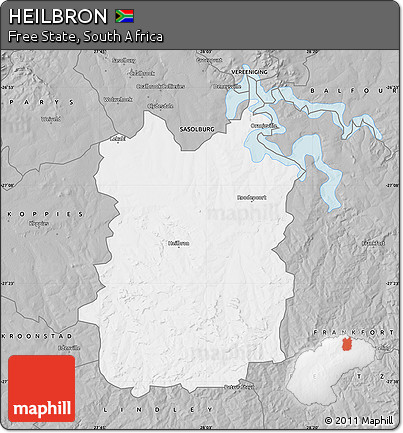 Gray Map of HEILBRON