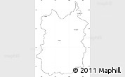 Blank Simple Map of HEILBRON, cropped outside