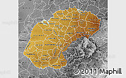 Physical Map of Free State, desaturated