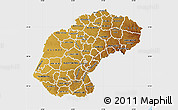 Physical Map of Free State, single color outside