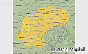 Savanna Style Map of Free State