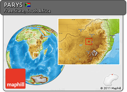 Physical Location Map of PARYS