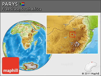 Physical Location Map of PARYS