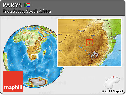 Physical Location Map of PARYS