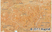 Satellite 3D Map of PETRUSBURG