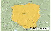 Savanna Style 3D Map of PETRUSBURG
