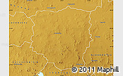Physical Map of PETRUSBURG