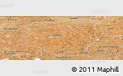 Satellite Panoramic Map of PETRUSBURG