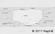 Silver Style Panoramic Map of PETRUSBURG