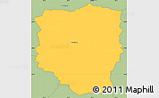 Savanna Style Simple Map of PETRUSBURG