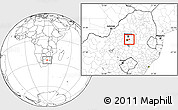 Blank Location Map of BENONI