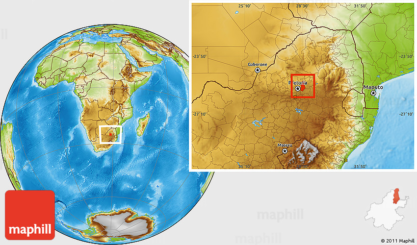 Physical Location Map of CULLINAN