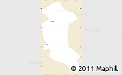 Classic Style Simple Map of GERMISTON, single color outside