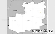 Gray Simple Map of JOHANNESBURG