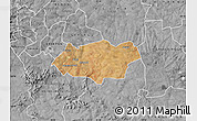 Satellite Map of NIGEL, desaturated