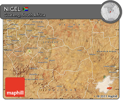 Satellite Map of NIGEL