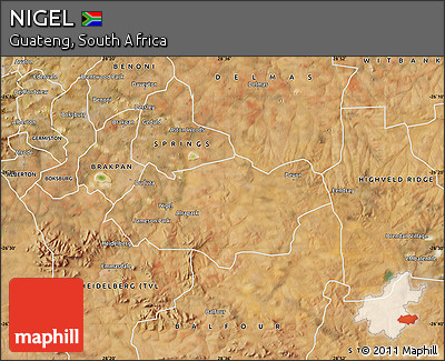 Satellite Map of NIGEL