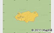 Savanna Style Map of NIGEL, single color outside