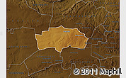 Physical Map of RANDFONTEIN, darken