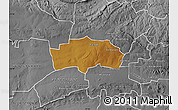 Physical Map of RANDFONTEIN, desaturated