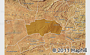 Physical Map of RANDFONTEIN, satellite outside