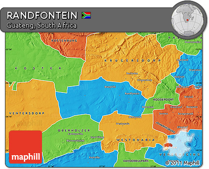 Political Map of RANDFONTEIN
