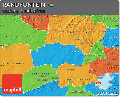 Political Map of RANDFONTEIN