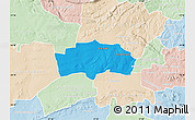 Political Map of RANDFONTEIN, lighten
