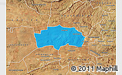 Political Map of RANDFONTEIN, satellite outside