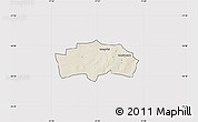 Shaded Relief Map of RANDFONTEIN, cropped outside
