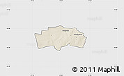 Shaded Relief Map of RANDFONTEIN, single color outside