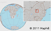 Gray Location Map of SPRINGS