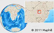 Shaded Relief Location Map of SPRINGS