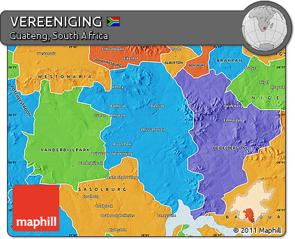 Political Map of VEREENIGING