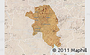 Satellite Map of VEREENIGING, lighten